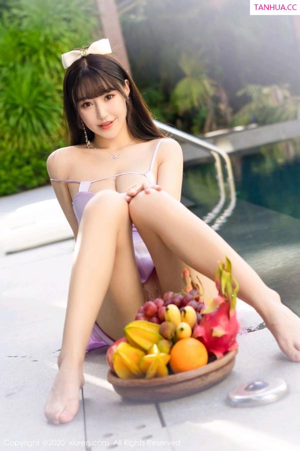 朱可 barbie可儿 [XiuRen]高清写真图 2020.07.21 No.2353 朱可儿Flower第45张图片